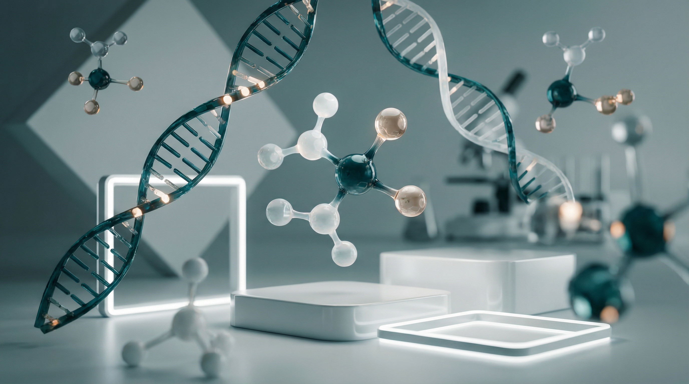 Abstrakcyjne tło naukowe - Medical Advisory